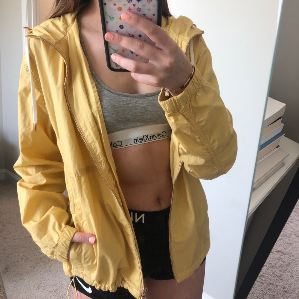 hooded zip up jacket